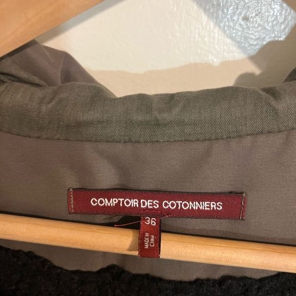 COMPTOIR Des Cotonniers insulated canvas trench - Picture 5 of 16